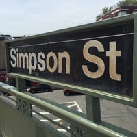 Photo taken at MTA Subway - Simpson St (2/5) by Jason A. on 5/20/2015