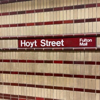 Photo taken at MTA Subway - Hoyt St (2/3) by Jason A. on 6/8/2021