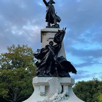 Photo taken at Rochambeau Statue by Michael B. on 9/23/2021