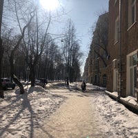 Photo taken at Аллея на Комсомольском проспекте by superpupsa on 3/12/2018