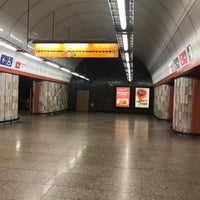 Photo taken at Metro =B= =C= Florenc by B V. on 10/26/2023
