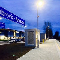 Photo taken at Železniční zastávka Dobrovíz-Amazon by B V. on 4/11/2017