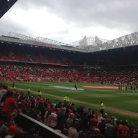 Photo taken at Old Trafford by Gabe R. on 5/5/2013