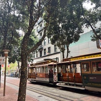 Photo taken at Powell Street Cable Car Turnaround by Gabe R. on 5/27/2023