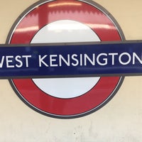 Photo taken at West Kensington London Underground Station by Gabe R. on 7/22/2019