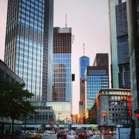 Eurotower Building In Frankfurt Am Main