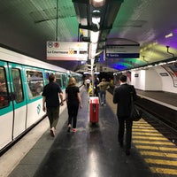 Photo taken at Métro Louis Blanc [7,7bis] by ronald w. on 7/19/2019