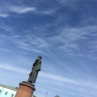 Photo taken at Памятник А. В. Суворову by Виктория Л. on 4/24/2018