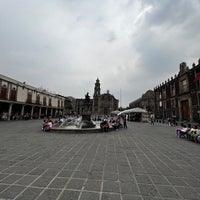 Photo taken at Plaza de Santo Domingo by Garrett on 4/8/2022