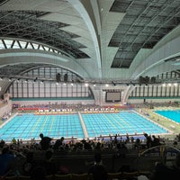Photo taken at Tokyo Tatsumi International Swimming Center by Kazuya N. on 3/19/2023