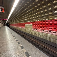 Photo taken at Metro =A= Staroměstská by Adoxus S. on 11/4/2022