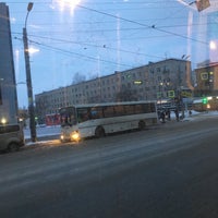 Photo taken at Остановка «Метро Звёздная» by Ekaterina E. on 1/14/2019