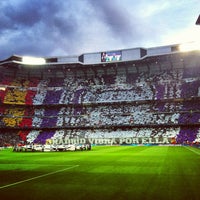 Photo taken at Santiago Bernabéu Stadium by Federico Á. on 5/1/2013