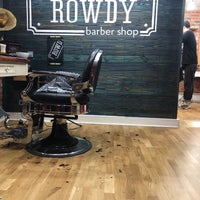 Photo taken at ROWDY Barber Shop by Stephen B. on 11/10/2018