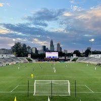 Photo taken at American Legion Memorial Stadium by Emily W. on 9/24/2022