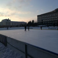 Photo taken at Площадь Ленина by Fahri Z. on 1/16/2018