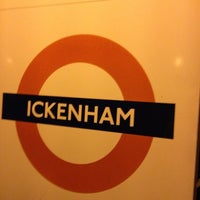 Photo taken at Ickenham London Underground Station by Jenny H. on 10/13/2012