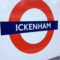 Photo taken at Ickenham London Underground Station by Jenny H. on 9/29/2012