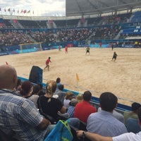 Photo taken at European Games Park Beach Arena by Ulker666 on 7/1/2015