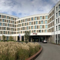 Photo taken at Hampton by Hilton Freiburg by Jan R. on 10/6/2018