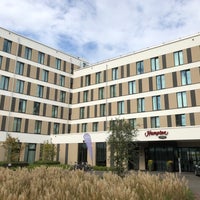 Photo taken at Hampton by Hilton Freiburg by Jan R. on 10/7/2018