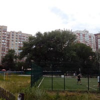 Photo taken at Спортплощадка школы №58 by Iwan on 7/17/2014
