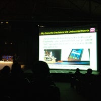 Photo taken at Ekoparty security conference by Carlos P. on 9/25/2013