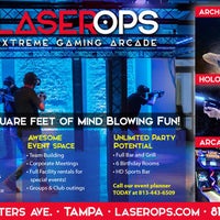รูปภาพถ่ายที่ Laser Ops Extreme Gaming Arcade - Tampa โดย Yext Y. เมื่อ 3/18/2019