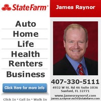 James Raynor State Farm Insurance Agent Sanford Fl