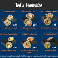 Снимок сделан в Ted&amp;#39;s Sushi Burrito пользователем Yext Y. 10/26/2017