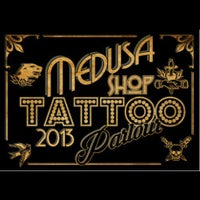 Photo taken at Medusa Shop Tattoo Parlour by Yext Y. on 10/11/2019