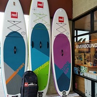 Photo taken at Riverbound Sports Paddle Company by Yext Y. on 6/18/2018
