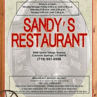 Photo taken at Sandy&amp;#39;s Restaurant by Yext Y. on 10/12/2020