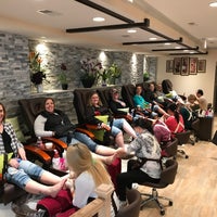Photo taken at Vickies Nail Spa Chicago by Yext Y. on 4/28/2018
