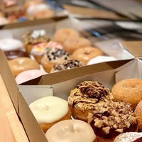 Photo taken at Peace, Love &amp;amp; Little Donuts by Yext Y. on 4/26/2019