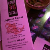 Photo taken at House of Sushi by JAM on 10/23/2015