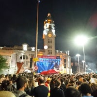Photo taken at Praça Júlio Prestes by Bianca B. on 5/21/2016