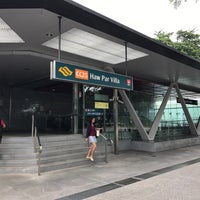 Photo taken at Haw Par Villa MRT Station (CC25) by Creig on 2/18/2017