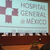 Photo taken at Hospital General de México - Auditorio Abraham Ayala by Oskr R. on 6/9/2014
