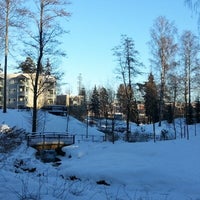 Photo taken at Aarrepuisto by Herkko V. on 1/17/2013