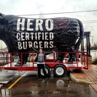Photo taken at Hero Certified Burgers by luis l. on 11/1/2012
