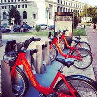 Photo taken at Capital Bikeshare - Maryland &amp;amp; Independence Ave SW by enomicar on 7/24/2013