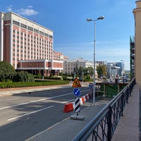 Photo taken at Бассейн «Президент отеля» by Дима Я. on 9/12/2021