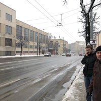 Photo taken at Остановка «Дом печати» by Дима Я. on 2/8/2018