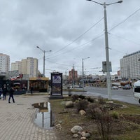 Photo taken at Остановка «Станция метро “Пушкинская”» by Дима Я. on 3/17/2019