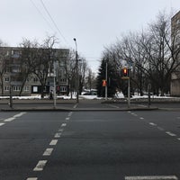 Photo taken at Остановка  «Партизанский проспект» by Дима Я. on 2/14/2017