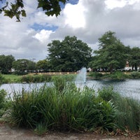 Photo taken at Bishops Park Lake by Stanislav R. on 8/9/2019
