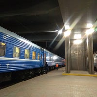 Photo taken at Поезд № 86 Минск — Киев «Белый Аист» by Дашка on 3/27/2018
