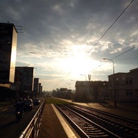 Photo taken at Kabešova (tram) by Katka Ř. on 9/4/2015
