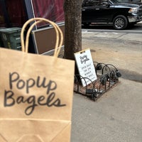 Photo taken at PopUp Bagels by hjung L. on 2/10/2024